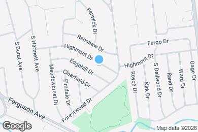 Map image of the property - 1120 Highmont Dr