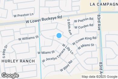 Map image of the property - 8523 W Kingman St