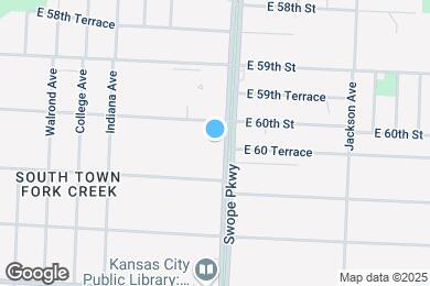 Map image of the property - 6016 Swope Pkwy