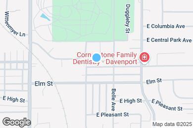 Map image of the property - 2124 E Lombard St