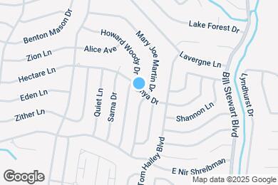 Map image of the property - 1345 Tonya Dr