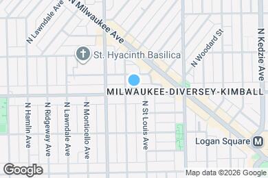 Map image of the property - 3518 W Diversey Ave