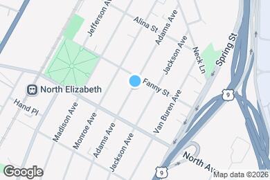 Map image of the property - 841 Adams Ave