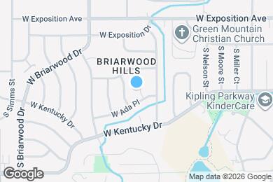 Map image of the property - 965 S Parfet Way