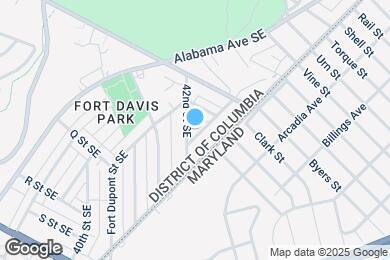 Map image of the property - 4208 Fort DuPont Ter SE