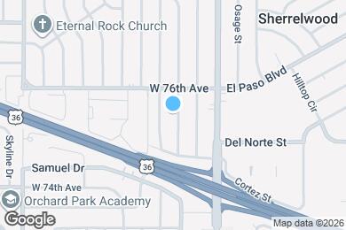 Map image of the property - 7545 Turner Dr