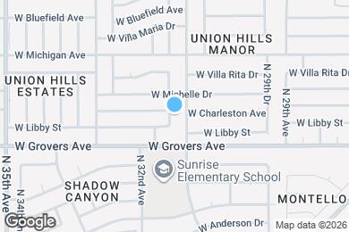 Map image of the property - 17837 N 31st Dr