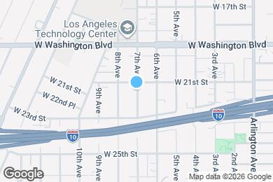 Map image of the property - 2137 7th Ave