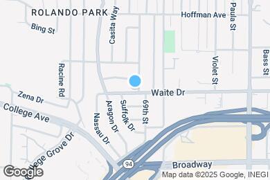 Map image of the property - 3806 69th St