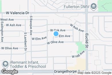 Map image of the property - 1212 W Elm Ave