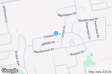 Map image of the property - 107 Crescent Dr