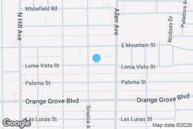 Map image of the property - 1719 Loma Vista St