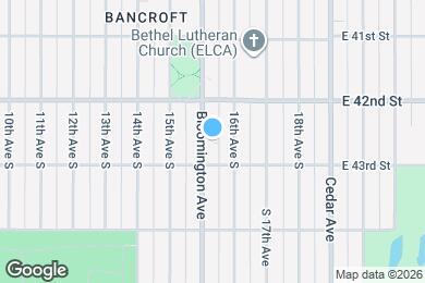 Map image of the property - 4231 Bloomington Ave