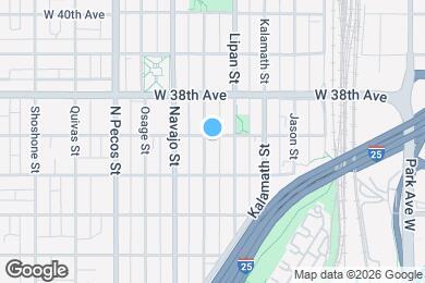 Map image of the property - 3652 Mariposa St