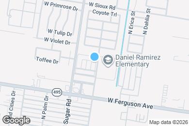 Map image of the property - 2104 Paradise Dr