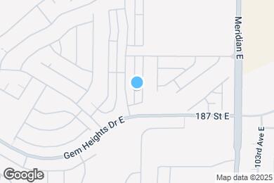 Map image of the property - 18536 97th Avenue Ct E