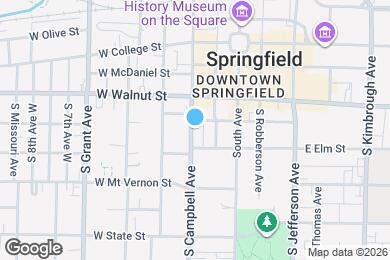 Map image of the property - 430 S Campbell Ave