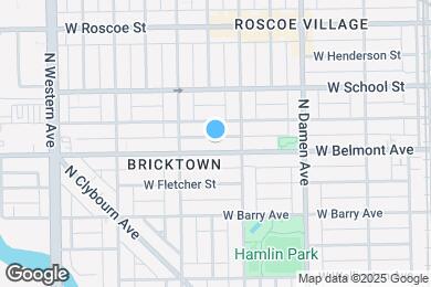 Map image of the property - 2122 W Belmont Ave