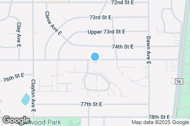 Map image of the property - 3760 75th St E