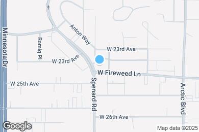 Map image of the property - 1113 W Fireweed Ln