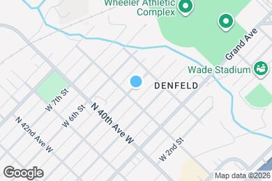 Map image of the property - 3822 W 5th St