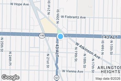 Map image of the property - 3954 N 20th St