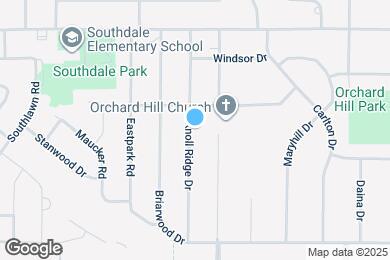 Map image of the property - 3920 Knoll Ridge Dr