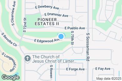 Map image of the property - 7417 E Edgewood Ave