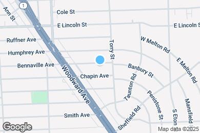 Map image of the property - 1492 Bennaville Ave