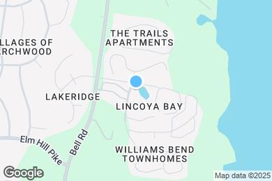 Map image of the property - Lincoya Bay Apartments and Townhomes