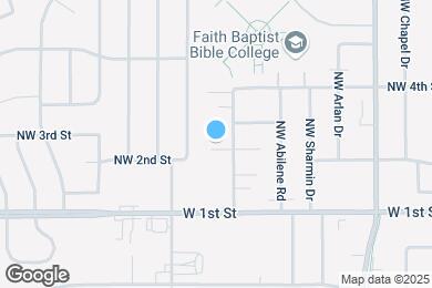 Map image of the property - 218 NW College Ave