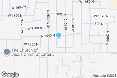 Map image of the property - 1404 N 2475 W