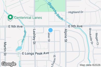 Map image of the property - 824 Meeker St