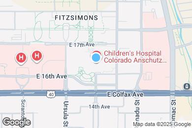 Map image of the property - 13123 E 16th Ave