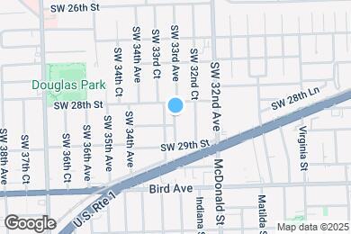 Map image of the property - 2837 SW 33rd Ave