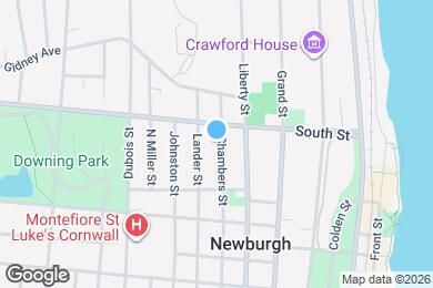 Map image of the property - 163 Chambers St