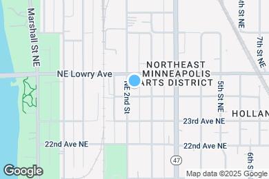 Map image of the property - CMM Lowry Row Homes