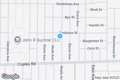 Map image of the property - 400 Noble Ave