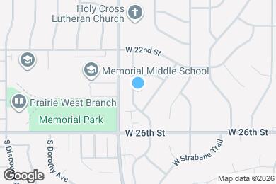 Map image of the property - 1608 S Campbell Trail