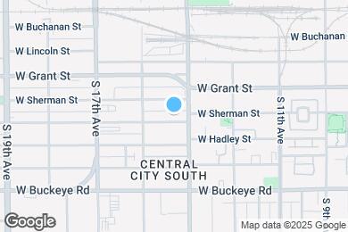 Map image of the property - 1516 W Hadley St