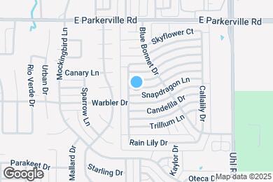 Map image of the property - 605 Snapdragon Ln