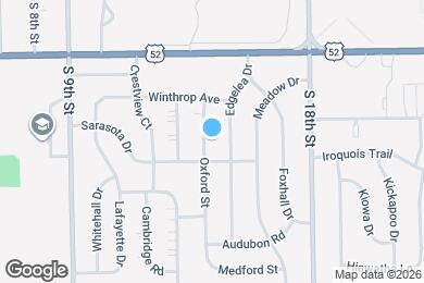 Map image of the property - 2433 Oxford St