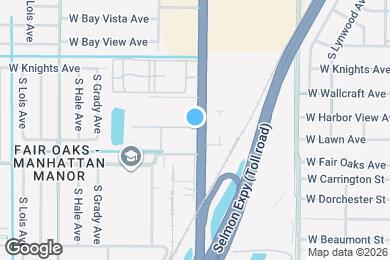 Map image of the property - 3802 N Oak Dr