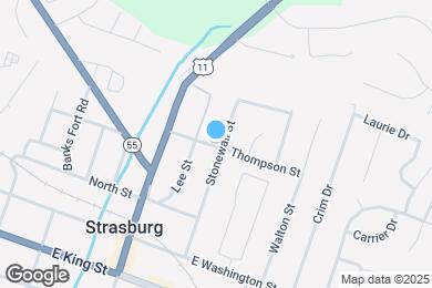 Map image of the property - 389 Thompson St