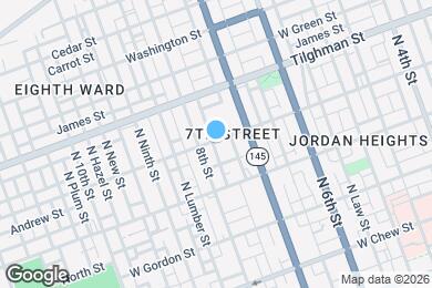 Map image of the property - 547 N Silk St