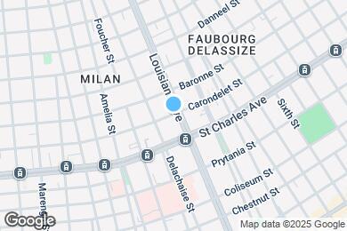 Map image of the property - 3438 Carondelet St