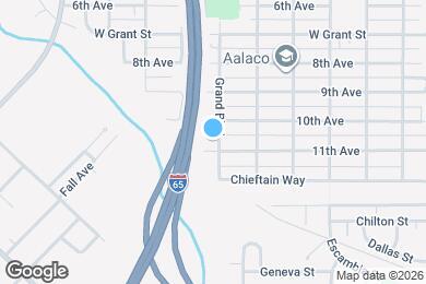 Map image of the property - 101 Grand Blvd