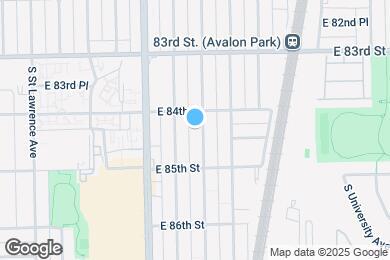 Map image of the property - 8418 S Drexel Ave
