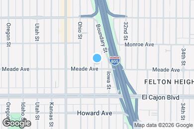 Map image of the property - 4413 1/2 Illinois St