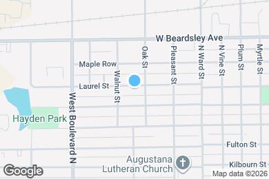 Map image of the property - 1315 Laurel St